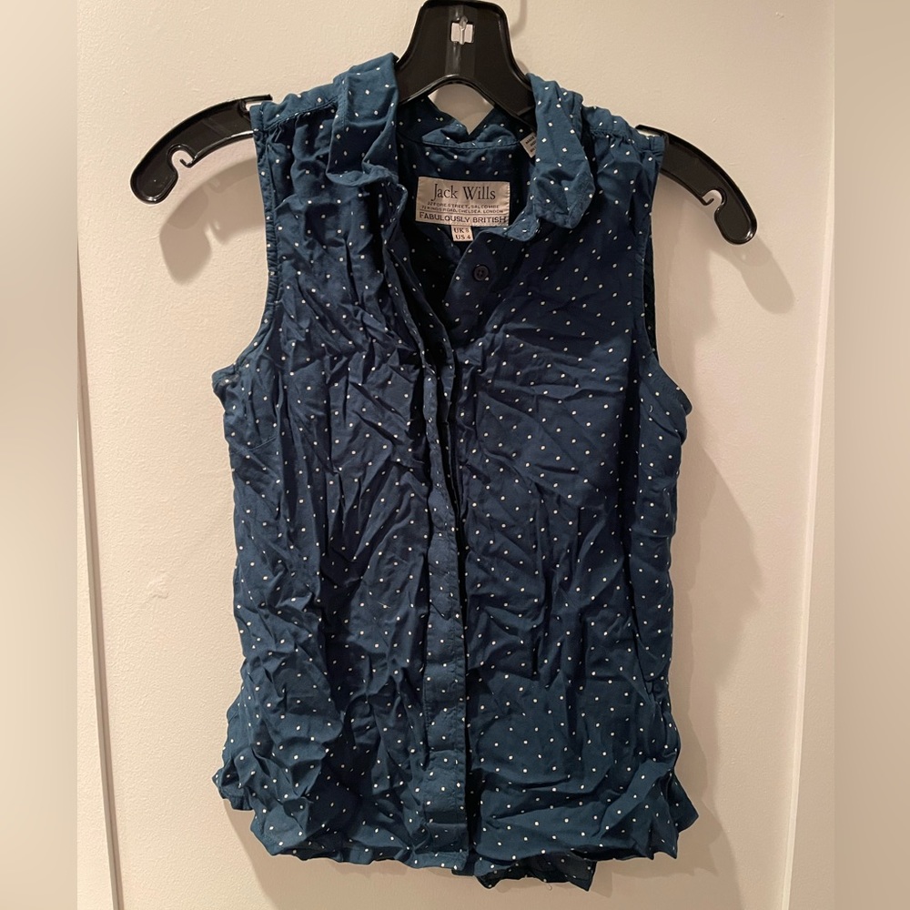 Jack wills sleeveless dressshirt